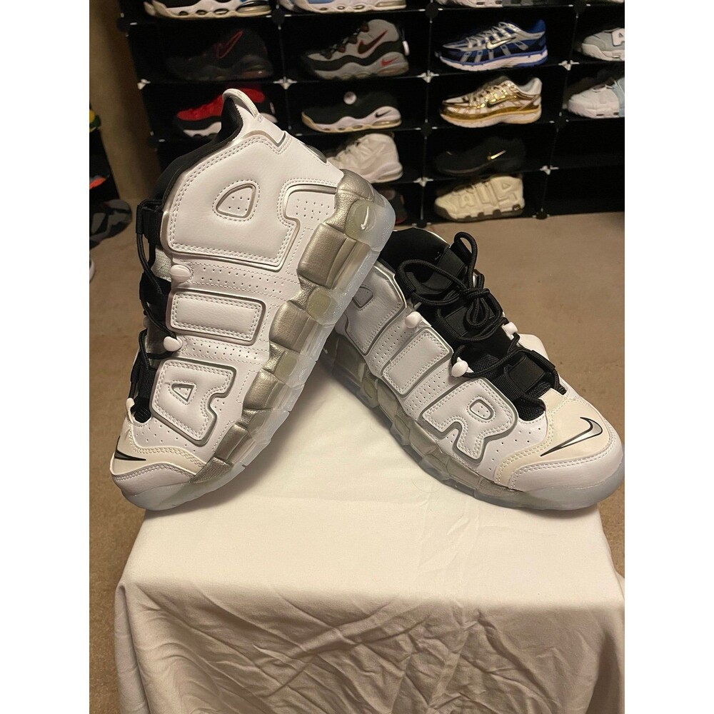 Nike Air More Uptempo White Chrome DV7408-100 men’s size 11